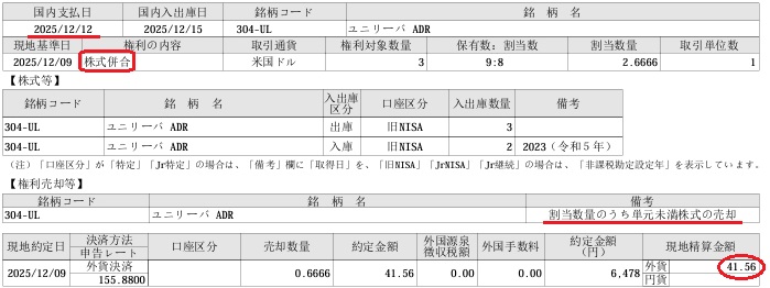 株式併合の明細書