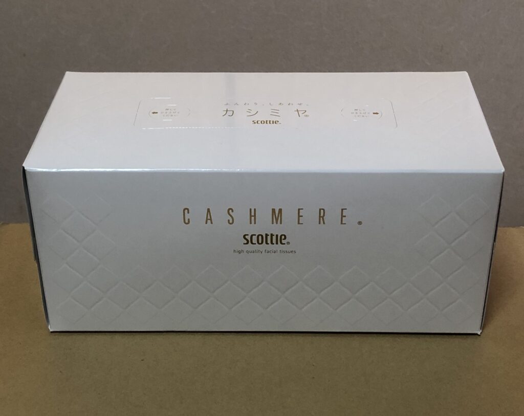 ティッシュペーパーのスコッティカシミヤ